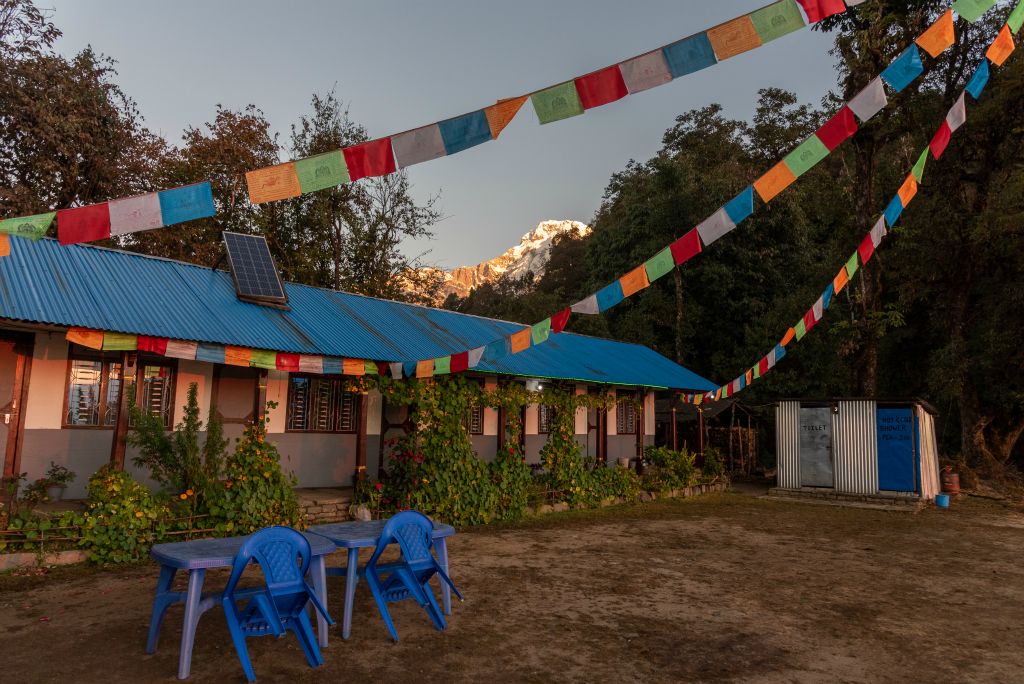 On est toujours en vue de l'Annapurna Sud !